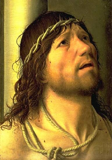 Antonello da Messina Christ at the Column (detail) Spain oil painting art
